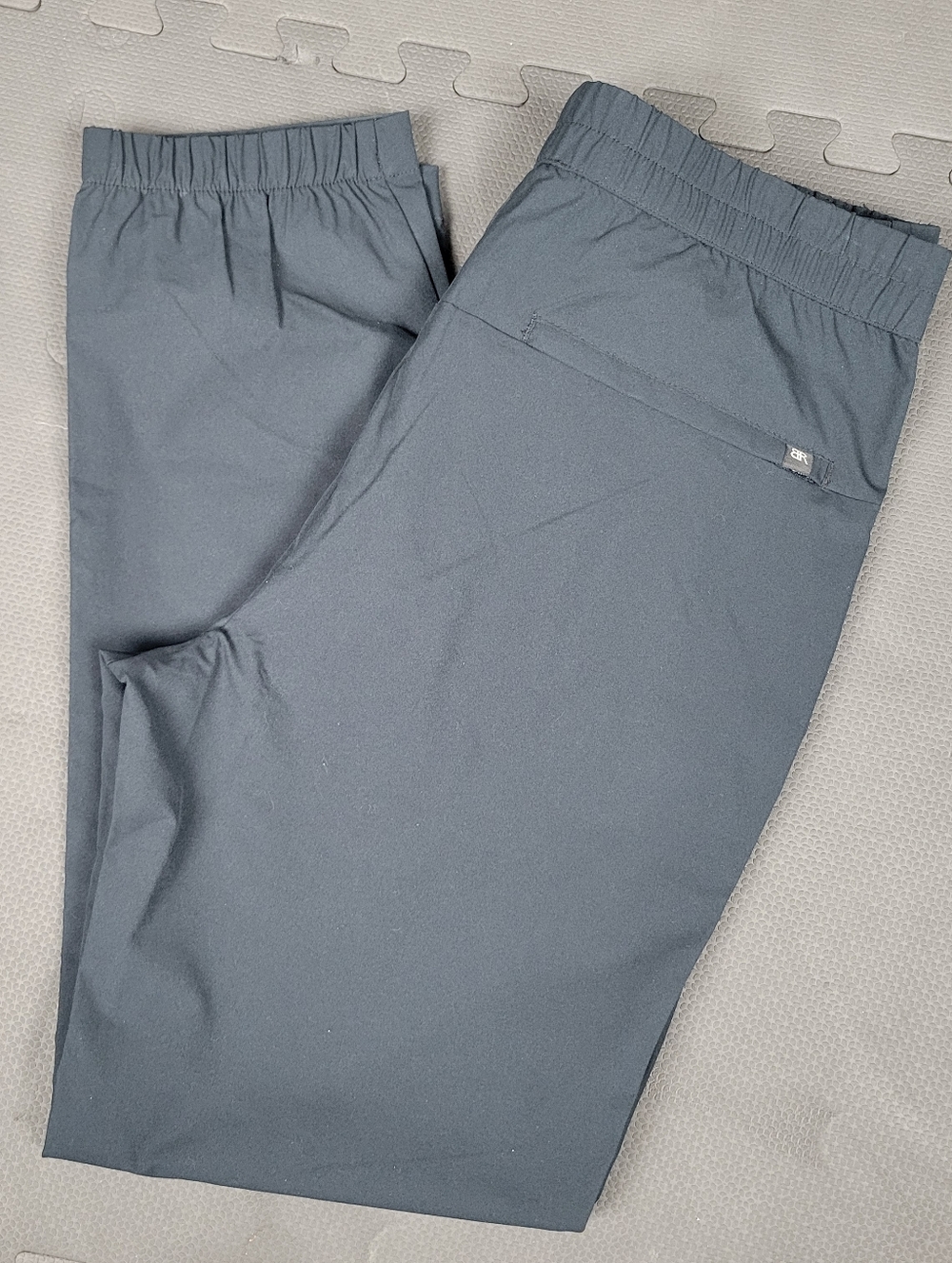 Banana Republic Performance Jogger Pants Mens Size 32 Black Casual Elastic Waist